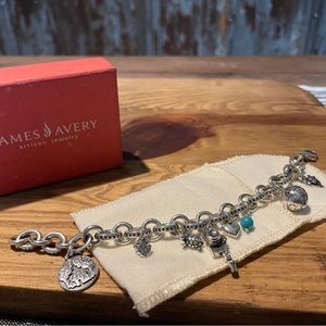James Avery Charm Bracelet with Expired Charms